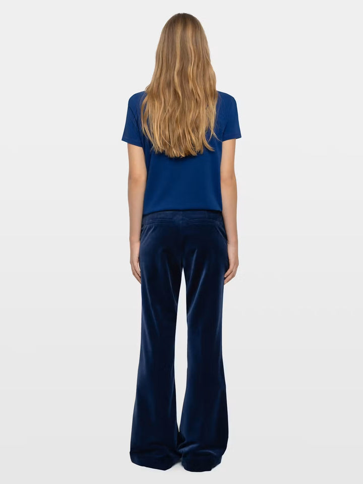 Pantalón Prevy Velvet Azul