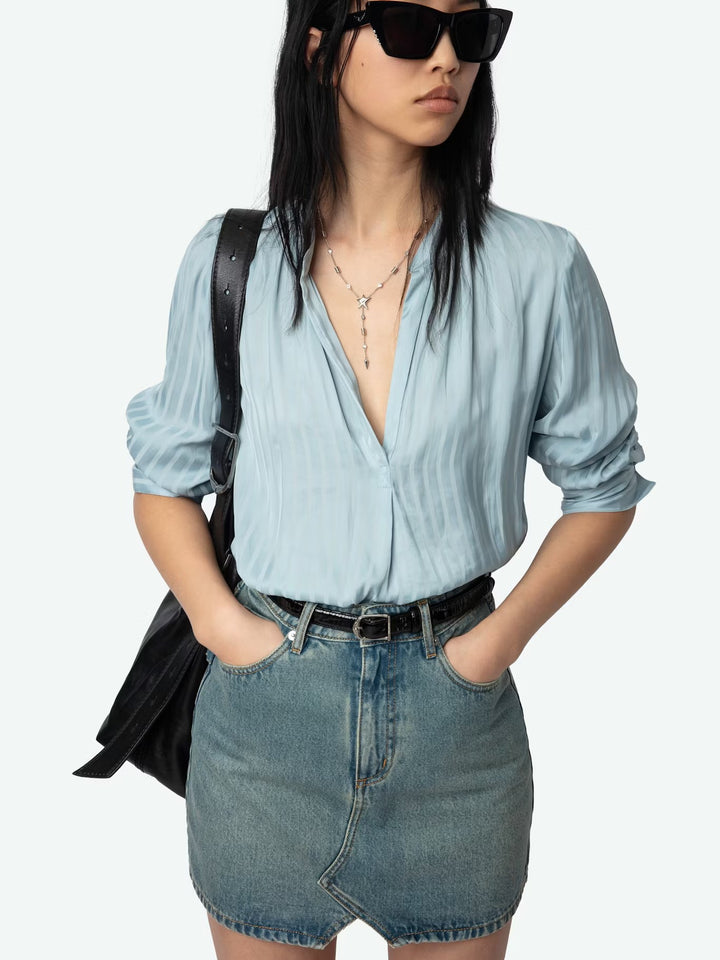 Blusa Tink Celeste