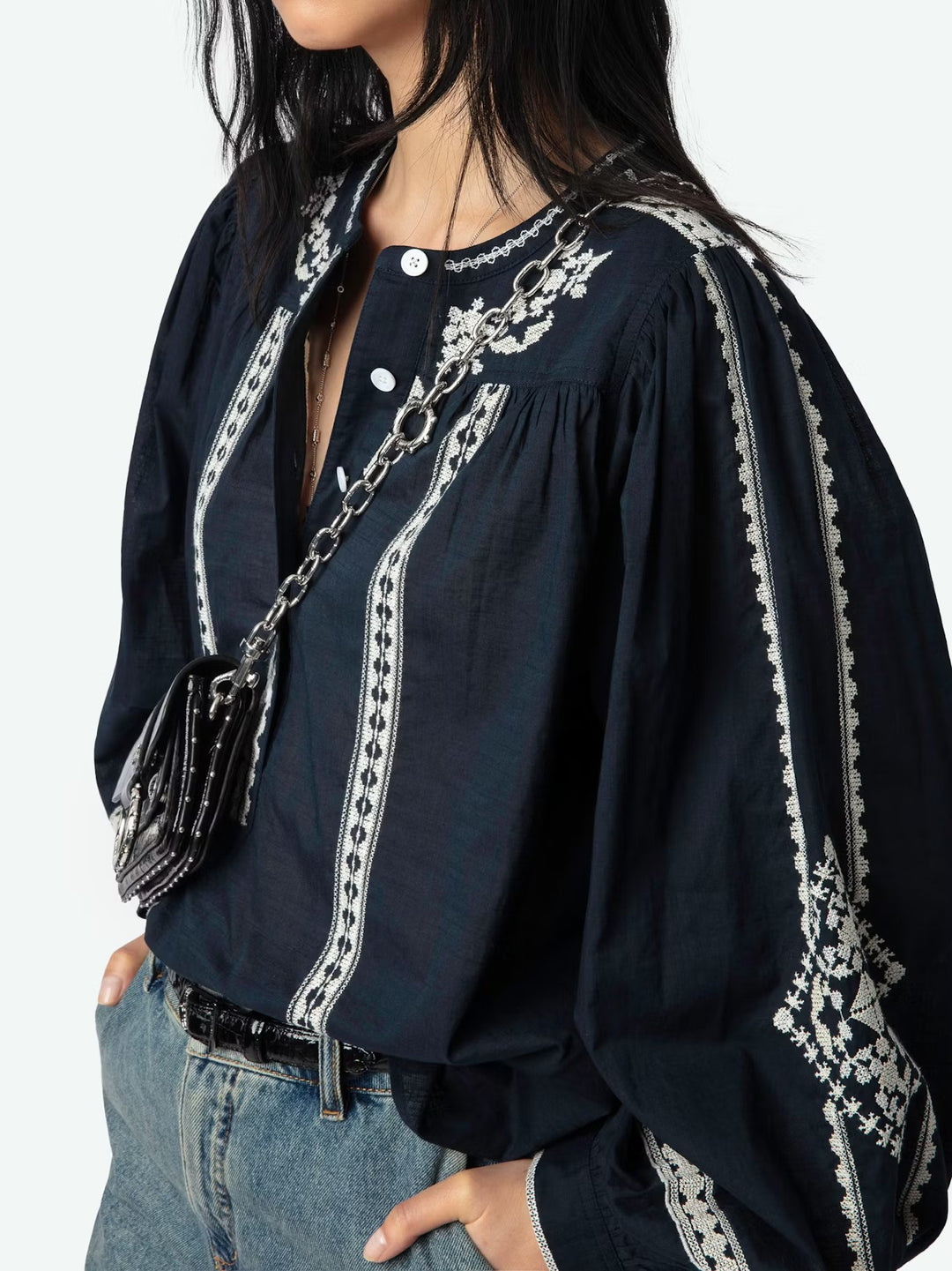Blusa Tigy Kozak Azul