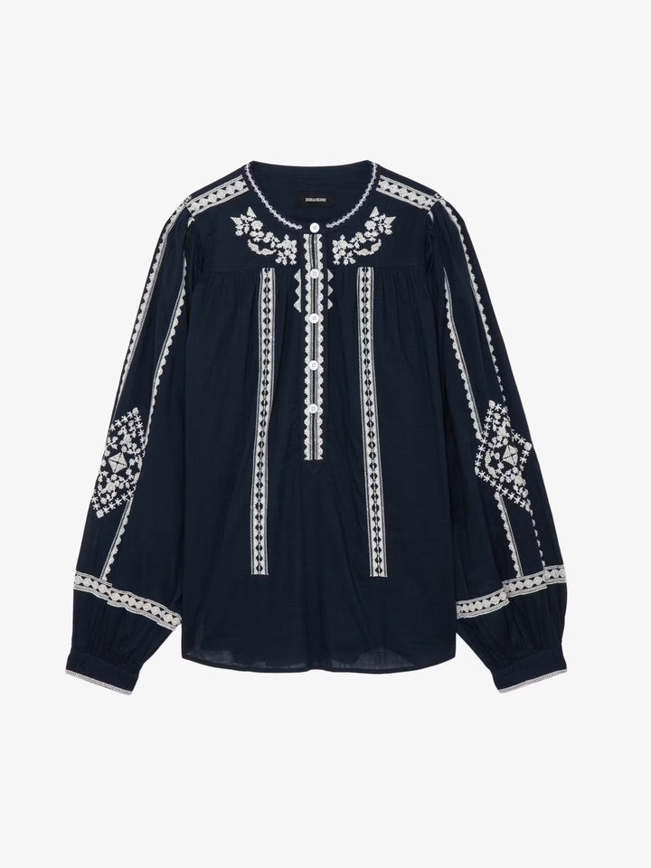 Blusa Tigy Kozak Azul