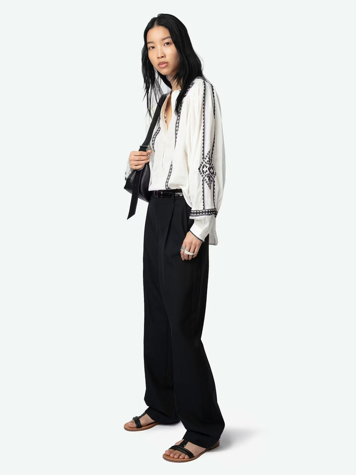 Blusa Tigy Kozak Blanco