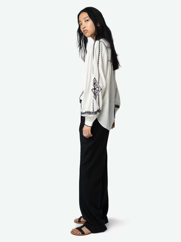 Blusa Tigy Kozak Blanco