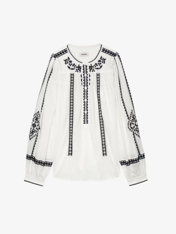 Blusa Tigy Kozak Blanco