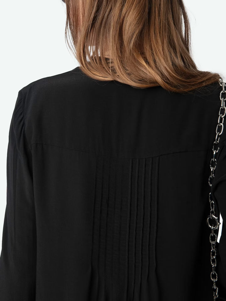 Blusa Taika Strass Negro