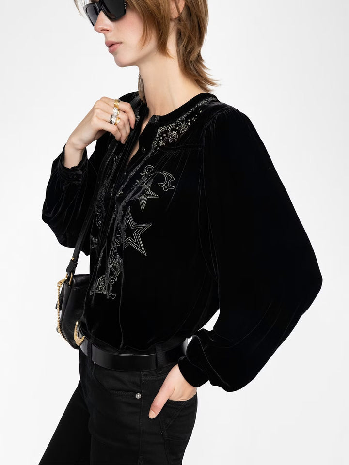 Blusa Tigy Velvet