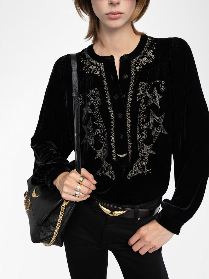 Blusa Tigy Velvet