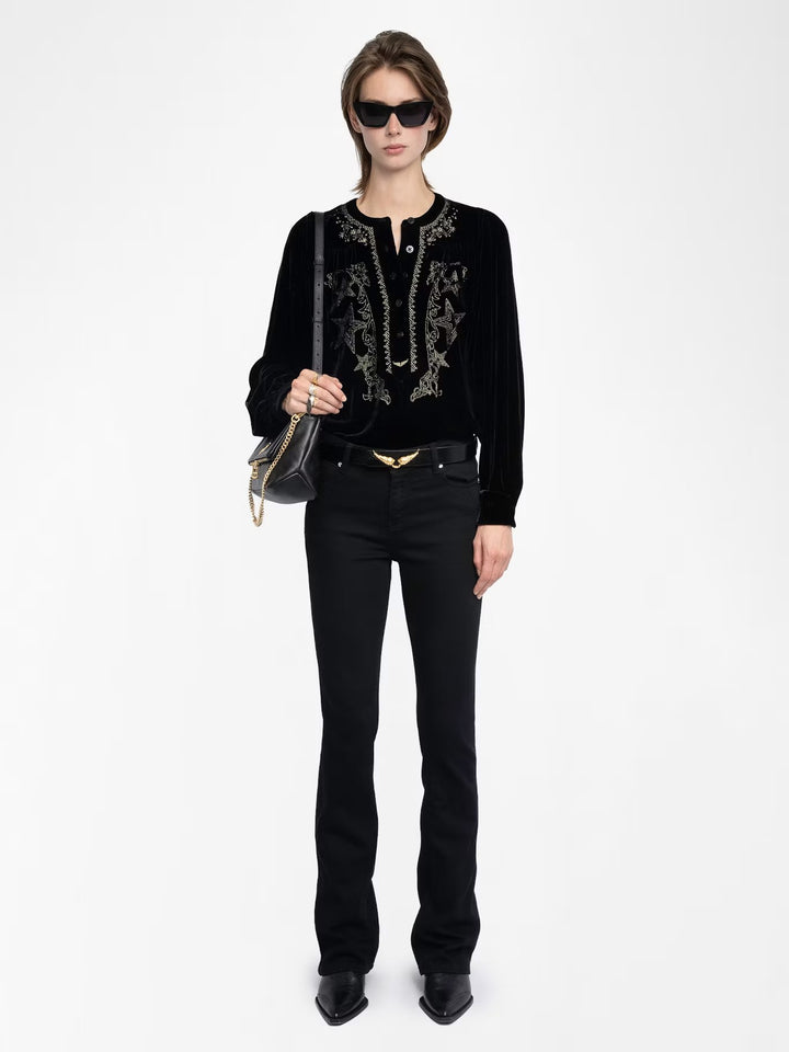 Blusa Tigy Velvet