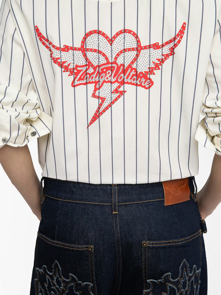 Blusa Thelma Raye Strass