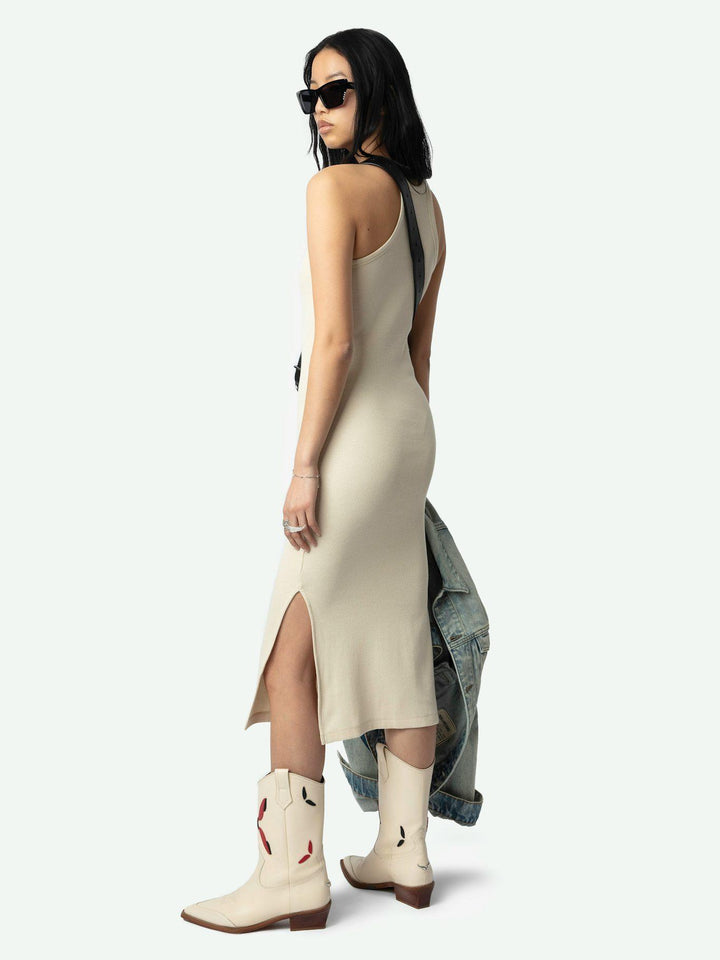 Vestido Astra Rib Shiny