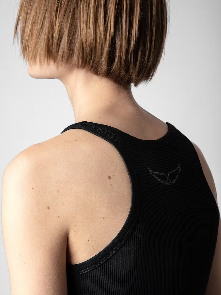 Polera Alba Wing Negro