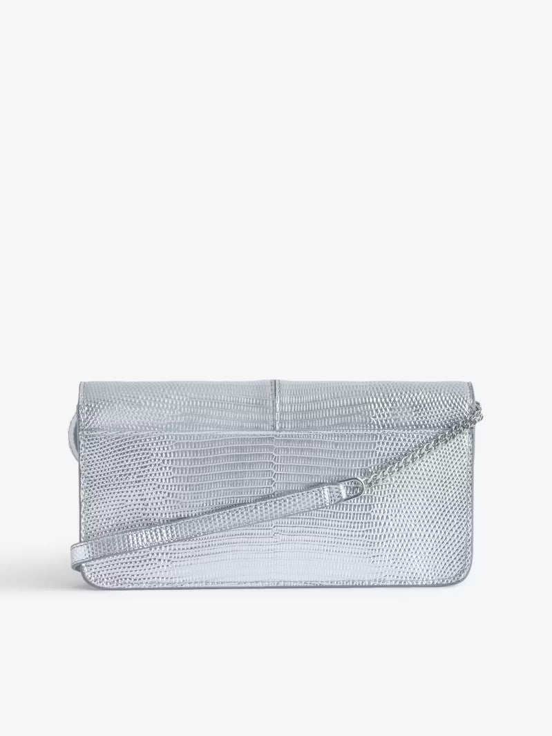 Clutch Borderline Metal Plateado