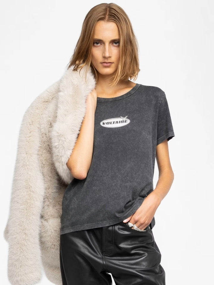 Polera Alys Motocross Strass Negro