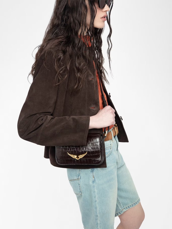 Cartera Le Zazi Croco