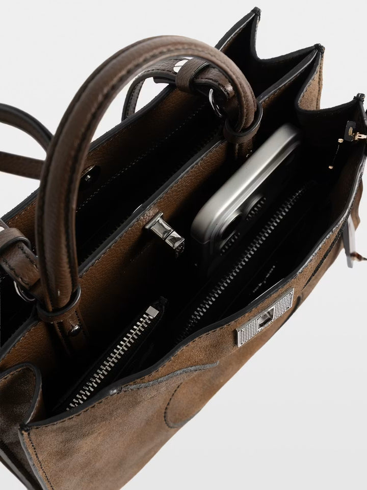 Cartera Jack Mini Suede Waxy