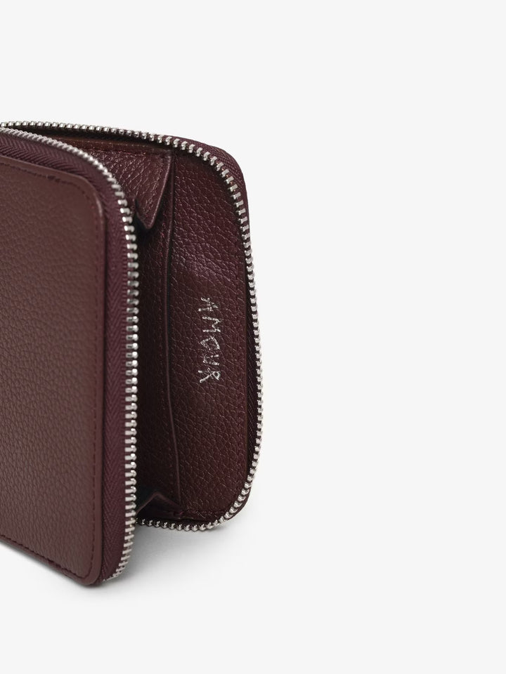 Billetera Mini Zv Burdeo