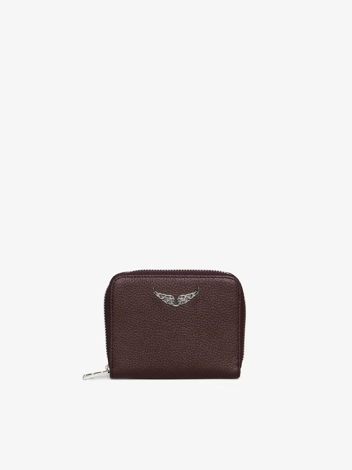 Billetera Mini Zv Burdeo