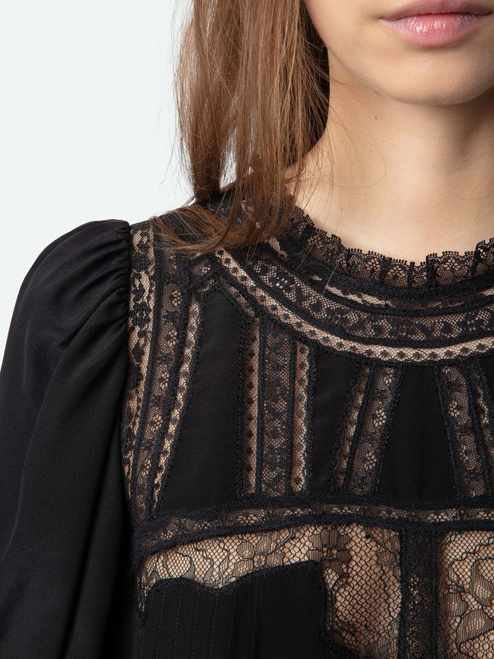 Blusa Thena Negro