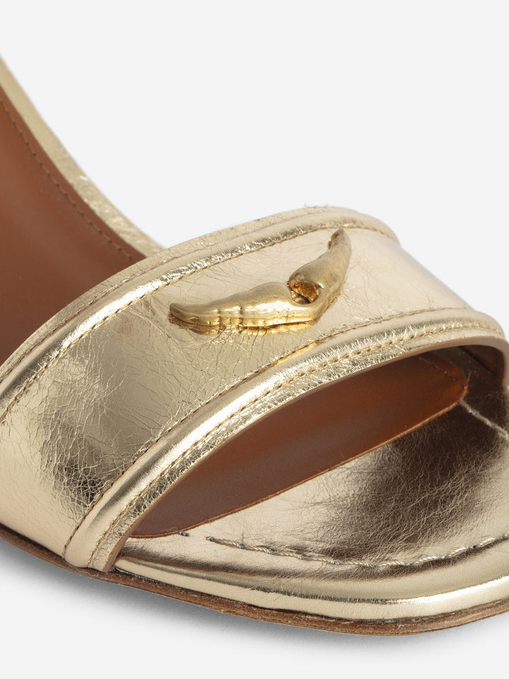 Sandalias Caprese Wings Dorado